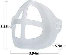 Cargar imagen en el visor de la galería, Soporte 3D para máscara de silicona para máscara interior (paquete de 5)