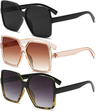 Cargar imagen en el visor de la galería, Lentes de sol cuadrados ultra grandes para hombre y mujer, anteojos modernos NDP-99