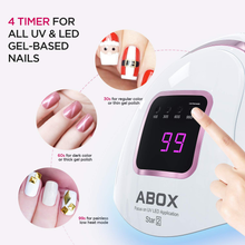 Cargar imagen en el visor de la galería, ABOX Star2 72W lámpara de uñas UV LED secador de uñas