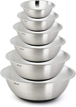 Cargar imagen en el visor de la galería, bol de acero inoxidable con base de silicona. set de 4 NDP4