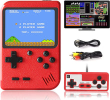 Cargar imagen en el visor de la galería, Consola de juegos de mano, diseño retro con 400 juegos clásicos