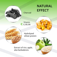 Cargar imagen en el visor de la galería, Mascarilla facial de carbón vegetal con bambú orgánico y vitamina C - Eliminador de espinillas