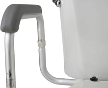 Cargar imagen en el visor de la galería, Riel de seguridad para inodoro ajustable y barra de apoyo