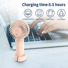 Cargar imagen en el visor de la galería, Mini ventilador personal de mano 17 horas 3350mAh pequeño NDP29