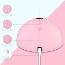 Cargar imagen en el visor de la galería, Lámpara de uñas UV LED 24 W 3 ajustes de temporizador
