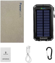 Cargar imagen en el visor de la galería, Cargador solar, Durecopow 20000mAh portátil al aire libre NDP11