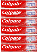 Cargar imagen en el visor de la galería, 6 Colgate Sparkling White Pasta dental en gel 6oz NDP37