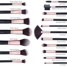 Cargar imagen en el visor de la galería, Pinceles de Maquillaje 18 Piezas NDP48