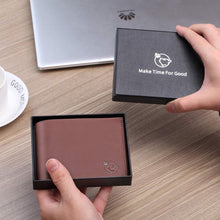Cargar imagen en el visor de la galería, Cartera plegable delgada para hombre