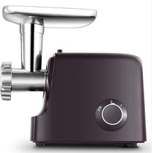 Cargar imagen en el visor de la galería, Molinillo eléctrico de carne, 500 W 3 en 1 de acero inoxidable con 3 platos NDP167