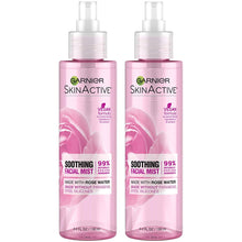 Cargar imagen en el visor de la galería, Garnier Spray de niebla facial con agua de rosas, 4.4 oz