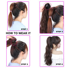 Cargar imagen en el visor de la galería, Extensiones onduladas de cola de caballo con clip 24 pulgadas, NDP43