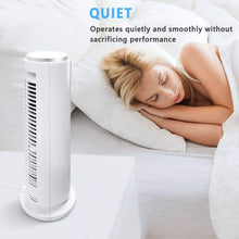 Cargar imagen en el visor de la galería, Ventilador de mesa pequeño, ventilador de mesa USB portátil de 12 3/8 pulgadas, 3 ajustes #35