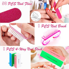 Cargar imagen en el visor de la galería, Juego de 500 puntas de uñas de acrílico para uñas