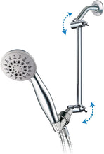 Cargar imagen en el visor de la galería, Hotel Spa Brazo de extensión de ducha ajustable de latón macizo de 11" con juntas de bloqueo NDP 4