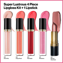 Cargar imagen en el visor de la galería, Revlon Super Lustrous Lip Gloss, Juego de 4 piezas de regalo