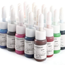 Cargar imagen en el visor de la galería, Juego de tinta de tatuaje, 20 colores, profesional, 0.2 fl oz NDP68