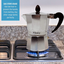 Cargar imagen en el visor de la galería, Cafetera de café plateada NDP18