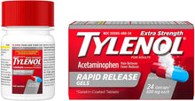 Cargar imagen en el visor de la galería, Tylenol - Geles de liberación rápida de acetaminofeno extrafuerte, alivio del dolor y reducción de fiebre