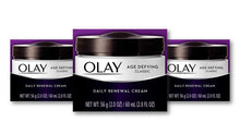 Cargar imagen en el visor de la galería, Crema de noche Olay, humectante clásico antienvejecimiento paquete de 3