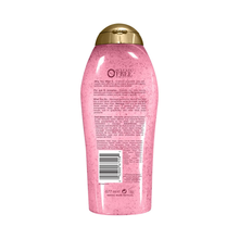 Cargar imagen en el visor de la galería, OGX Exfoliante corporal- Sal marina rosa y agua de rosas, 19.5 oz