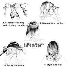 Cargar imagen en el visor de la galería, Extensiones de cabello ondulado sintético para 3/4 de la cabeza completa, 20 pulgadas NDP-11