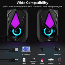 Cargar imagen en el visor de la galería, Altavoces con alimentación USB LFS NDP8