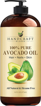 Cargar imagen en el visor de la galería, Aceite de aguacate artesanal 16 fl. oz - 100% puro y natural 16 oz