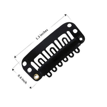 Cargar imagen en el visor de la galería, 30- Clips pequeños para peluca con peine a presión de 9 dientes #16