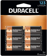 Cargar imagen en el visor de la galería, Duracell - Pilas de litio 123 de alta potencia