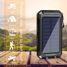 Cargar imagen en el visor de la galería, Cargador solar, Durecopow 20000mAh portátil al aire libre NDP11