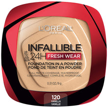 Cargar imagen en el visor de la galería, L'Oreal Paris - Maquillaje base en polvo Infallible Fresh Wear, hasta 24 horas de uso