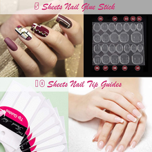 Cargar imagen en el visor de la galería, Juego de 500 puntas de uñas de acrílico para uñas