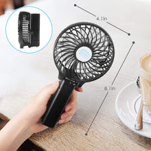 Cargar imagen en el visor de la galería, Miniventilador de mano, portátil (Usado)