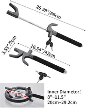 Cargar imagen en el visor de la galería, Bloqueo antirrobo para volante, función de martillo de emergencia NDP15