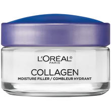Cargar imagen en el visor de la galería, Crema hidratante facial de colágeno para el cuidado de la piel de L'Oreal Paris, crema de día y de noche