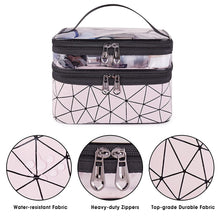 Cargar imagen en el visor de la galería, Bolsa de maquillaje de doble capa NDP69