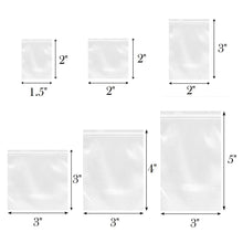 Cargar imagen en el visor de la galería, 100 Bolsas de plástico con cierre hermético