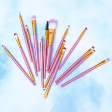 Cargar imagen en el visor de la galería, Paleta profesional de 86 colores para sombra de ojos con 15 brochas de maquillaje NDP77