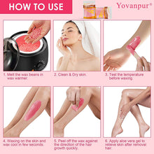 Cargar imagen en el visor de la galería, Granos de cera dura para depilación sin dolor 10.58 oz NDP-27