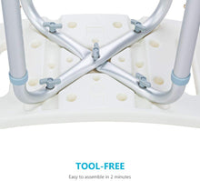 Cargar imagen en el visor de la galería, Silla de ducha, taburete de baño ajustable NDP24