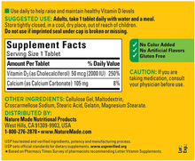 Cargar imagen en el visor de la galería, Nature vitamina D3 2000IU