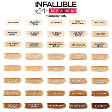 Cargar imagen en el visor de la galería, Maquillaje L'Oreal Paris Infalible hasta 24 horas de base de Fresh Wear