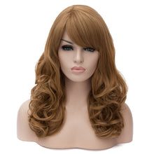 Cargar imagen en el visor de la galería, Peluca de fibra 18 pulgadas largo rizado #29