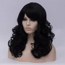 Cargar imagen en el visor de la galería, Peluca de fibra 18 pulgadas largo rizado #29
