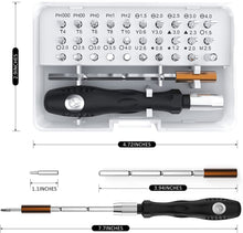 Cargar imagen en el visor de la galería, Juego de destornilladores pequeños 32 en 1 NDP117