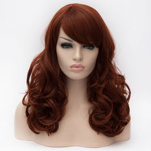 Cargar imagen en el visor de la galería, Peluca de fibra 18 pulgadas largo rizado #29