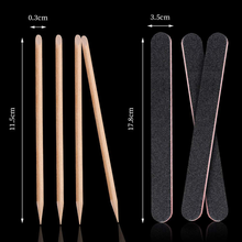 Cargar imagen en el visor de la galería, Juego de 10 hojas de 24 pestañas adhesivas de uñas de pegamento para uñas falsas de bailarina, 600 unidades