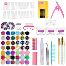 Cargar imagen en el visor de la galería, Kit de uñas acrílicas 42 en 1