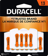 Cargar imagen en el visor de la galería, Duracell Baterías de audífonos de larga duración tamaño 13
